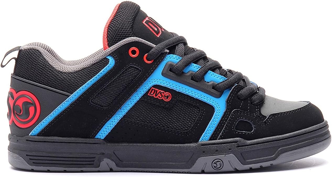 DVS Men's Comanche Black Blue Red Low Top Sneaker Shoes 9