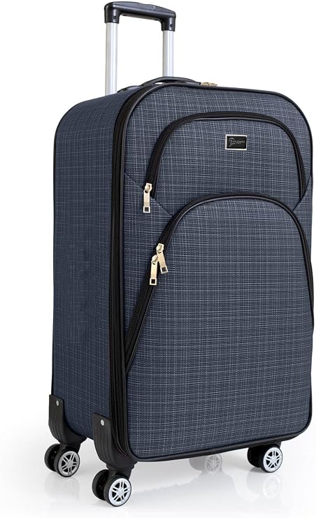 Louisiana Polo Kabin Boy 4 Teker Kumaş Valiz 1081 (Lacivert)