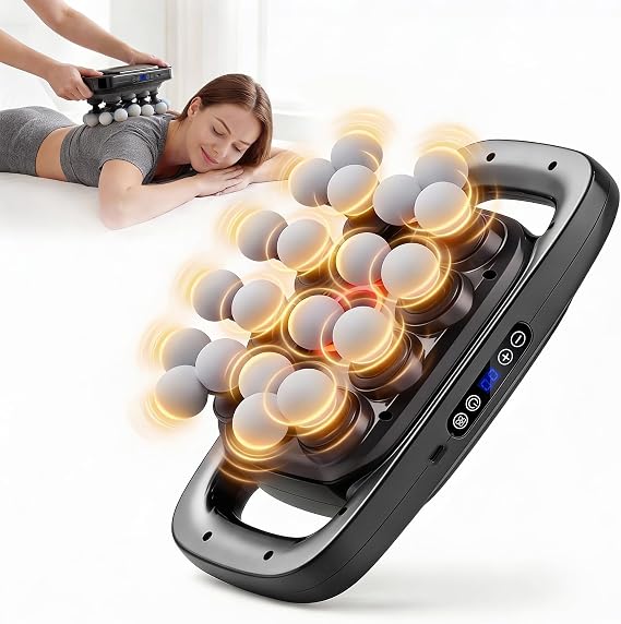 LIONVISON 20 Heads Massage Gun: Deep Tissue Massager for Fitness Relief
