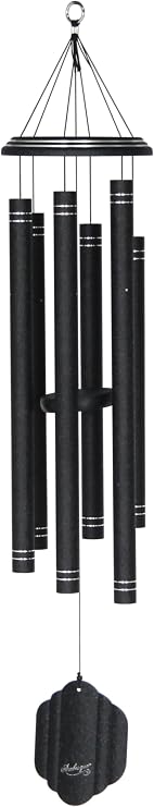 Arabesque by Wind River - 44 inch Onyx Wind Chime for Patio, Backyard, Garden, and Outdoor decor (Aluminum Chime) Made in the USA