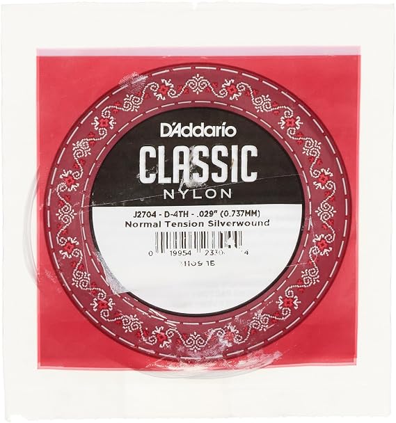 Daddario J2704 Klasik Gitar Tek Teli, Classic Nylon, Normal Tensi