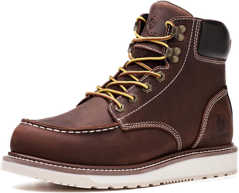 Waterproof Handmade Soft Moc Toe Boots Classic Welted Casual