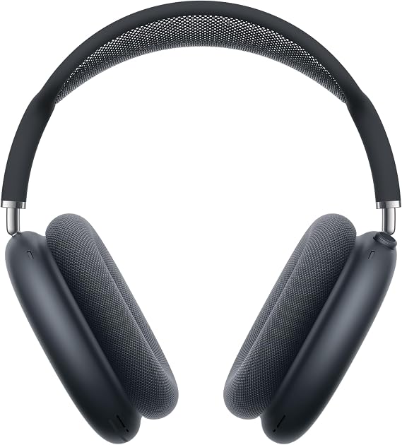 Apple AirPods Max Wireless Over-Ear Headphones, Pro-Level Active Noise Cancellation, Transparency Mode, Personalised Spatial Audio, USB-C Charging, Bluetooth Headphones for iPhone, Midnight ​​​​​​​