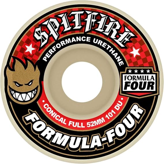 Spitfire Formula Four Conical Full 101du Skateboard Wheel 52mm 52mm
