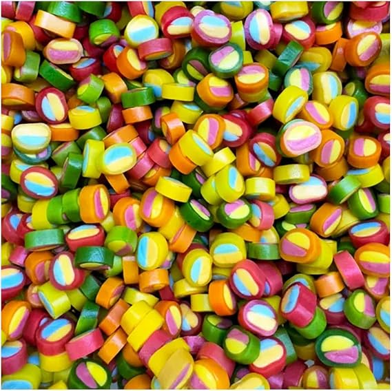 Pico-Balla Fruit Flavoured Gums – Colourful Chewy Sweets with Soft Fondant Centre – Fruity Candy Treats Bag (250g)