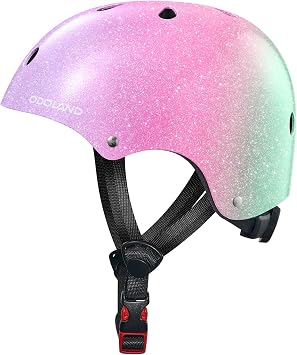 Odoland Kids Bike Helmet for Boys & Girls Age 2-8, Kid Bicycle Helmet Adjustable Fits 48-54cm, Safety Multi-Sport Helmet Design for Children Cycling, Skating, Scooter, Outdoor Sports