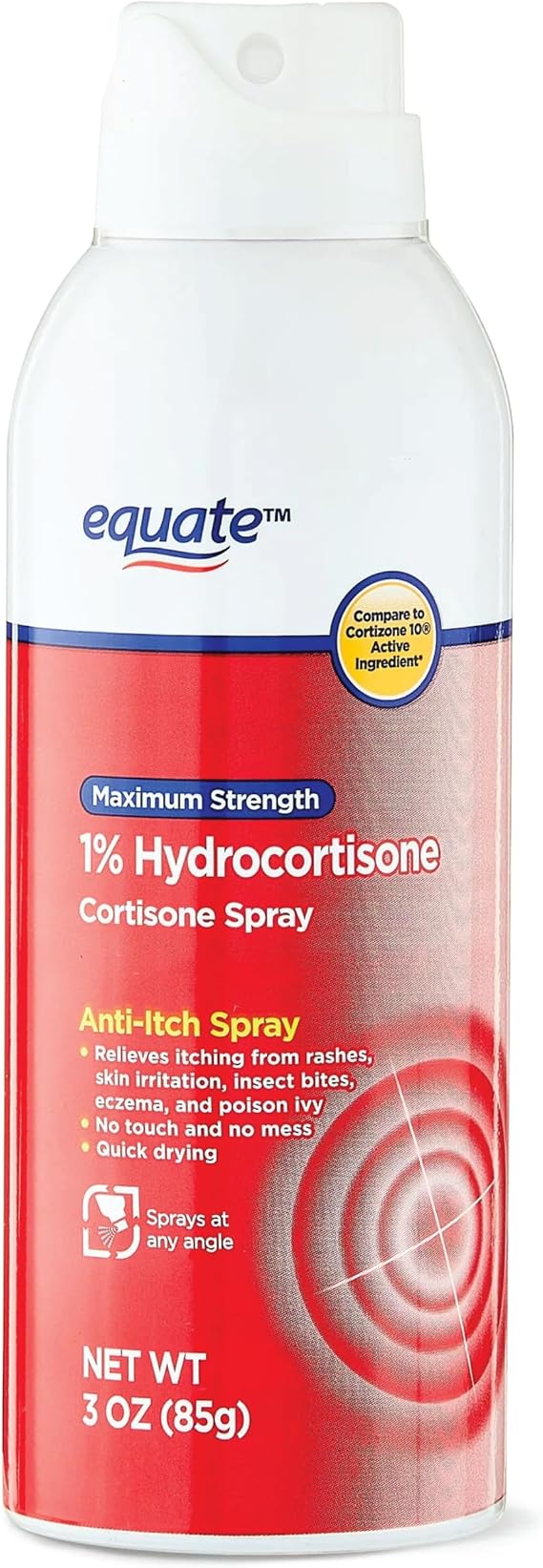 Equate Maximum Strength Anti-Itch Continuous Spray 3.0 oz