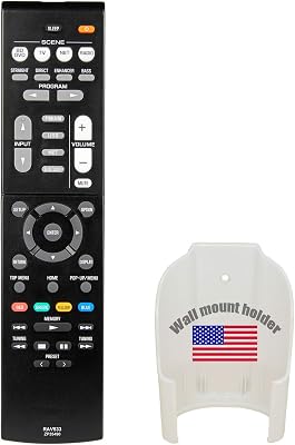 Replacement for Yamaha Home Theater Audio Receiver Remote Control Model RAV534 ZP45780 Part Number ZP457800