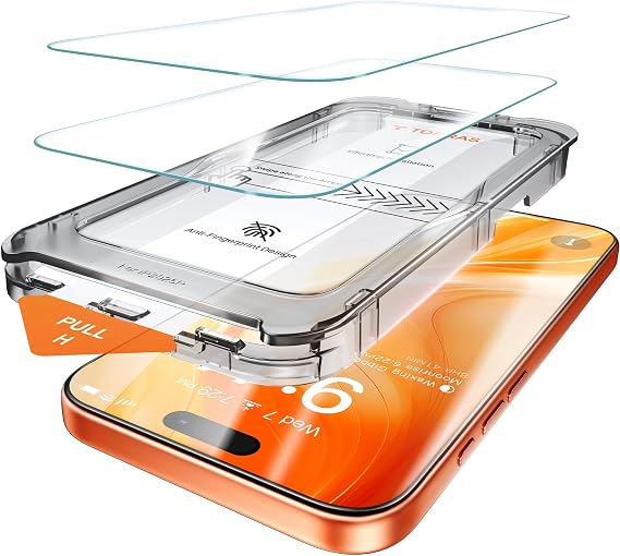 TORRAS for iPhone 17 Pro Max Screen Protector 9H Glass (Ultra HD), 2 Pack