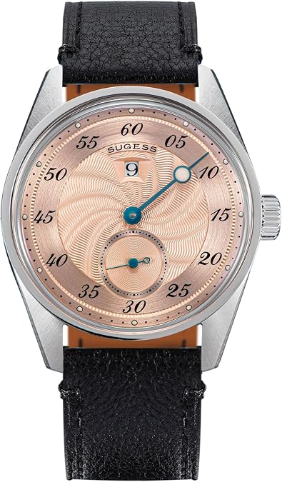 Sugess Art Master 38mm Jump Hour One Pointer Seagull ST1721 Movement Mechanical Vintage Mens Watch S451-1.O.K 1963