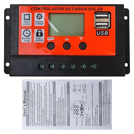 New 100A MPPT Solar Panel Regulator Charge Controller Auto Focus Tracking 12/24V