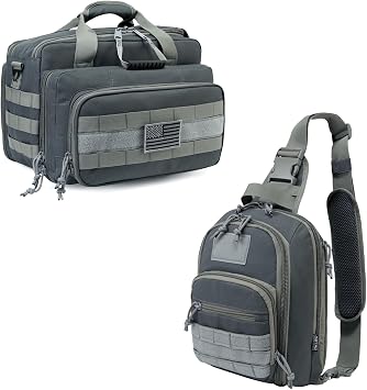 Range Bag Medium Tactical Chest Sling Pack (Arsenic Gray)