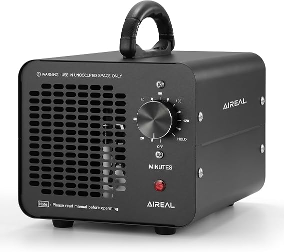 AIREAL ODORKIL-80 Ozone Generator, 50,000 mg/h, 3500+ Sq Ft, Black