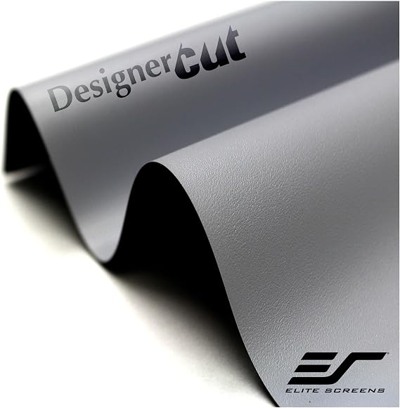 Elite Screens Designer Cut, 135-inch 16:9, Blackout DIY High Contrast Grey Projector Screen Material, ZRM-135H-CINEGREY