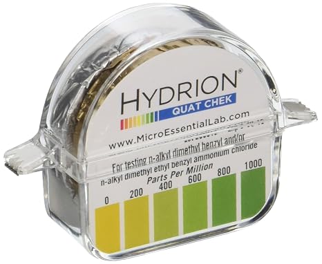 Micro Essential Lab QK-1000 Plastic Hydrion Quat Check Test Paper Dispenser
