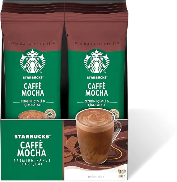 Starbucks Caffè Mocha Premium Coffee Mix, 10x22 g