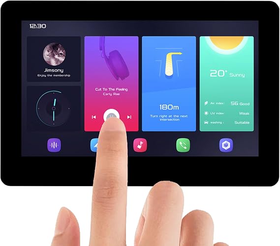 ESP32-S3 4.3inch Capacitive Touch Display Development Board, 5-Point Touch Screen IPS LCD 800480, 32-Bit LX7 Dual-Core Processor Up to 240MHz, Support Wi-F-i & Bluetoo-th Onboard CAN RS485 I2C Ports