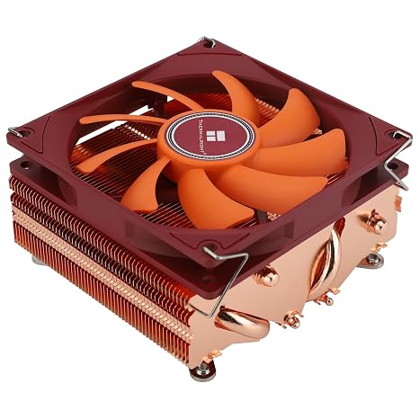TR-AXP90 X53 Full Low Profile CPU Cooler, 53mm Height, with TL-9015R Slim PWM CPU Fan, AGHP Technology,PC ITX Heatsink Cooler, for AMD:AM4 AM5/Intel LGA1150/1151/1200/1700/1851,LGA17XX PC Cooling