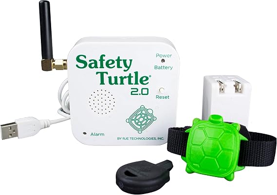 New 2.0 Child Immersion Pool/Water Alarm Kit - 2 Wristbands