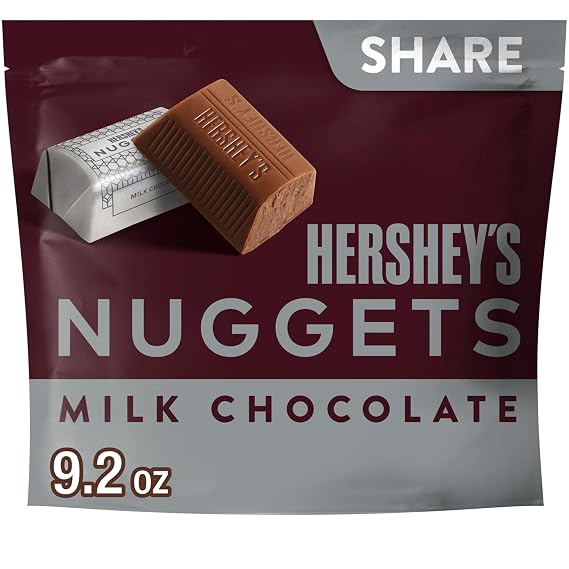 HERSHEY'S NUGGETS Milk Chocolate Candy Share Pack, 9.2 oz