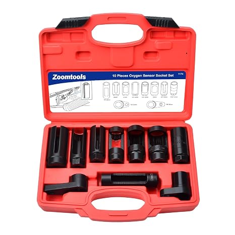 Lambda Sensor Key Lambda Sensor Nut Socket Wrench Tool Lambda Sensor Insert Lambda Sensor Tool (10 Pieces)