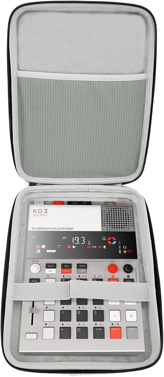 Pocket Operator Bag for EP133 K.O. II: Compatible for Teenage Engineering EP133 K.O. II Soft Bag,Splashproof Protective Pouch Sampler, Synthesizer, Drum Machine EVA Travel Case