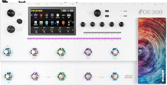 MOOER GE300 Instrument Processor Amp Modelling Multi Effects Synth Pedal