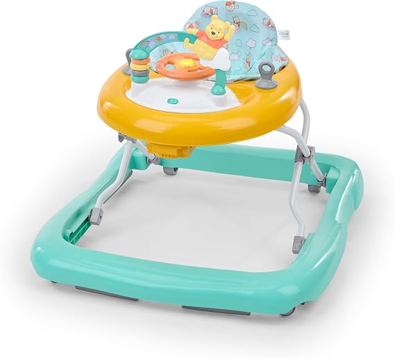 Bright Starts Disney Baby Winnie The Pooh Once Upon a Walk Activity Walker, 2 Ways to Play, Unisex, Ages 6 Months+
