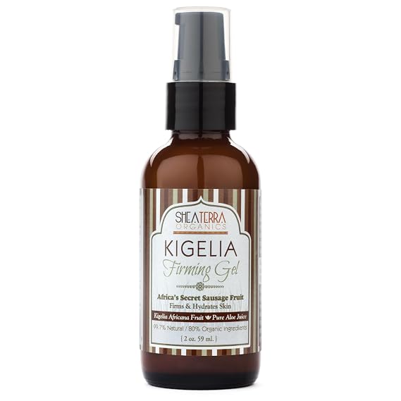 Shea Terra Kigelia Age Defense Collection Firming Gel | Anti-Aging Face Gel with Plant Sterols to Firm, Hydrate & Smooth Skin 2 oz