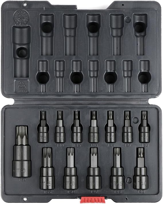 Protorq Torx Bit Socket Set, 13 pieces