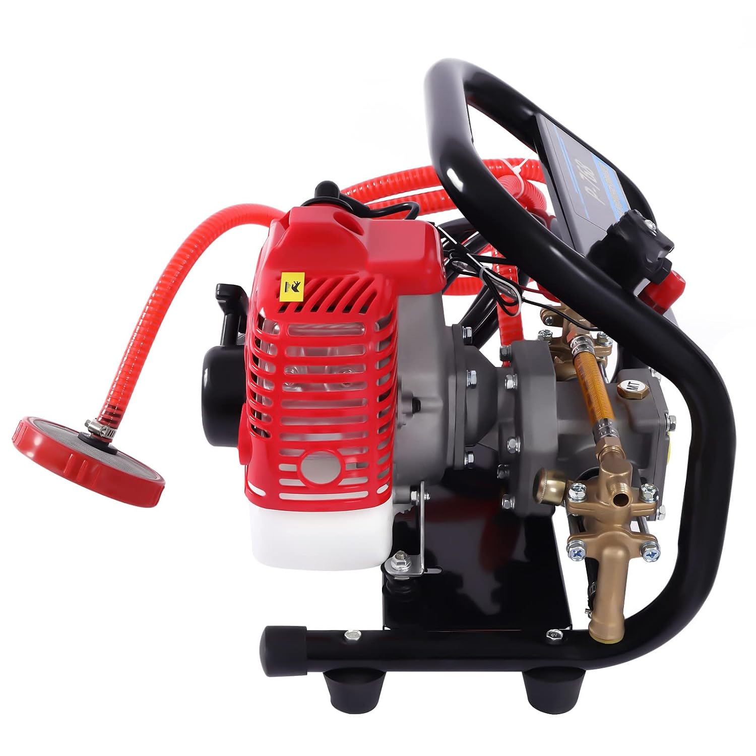Portable Garden Spraying Machine, 26cc 2-Stroke 0.9HP Gas Powered Agricultural Mist Duster Backpack High Pressure Gasoline Sprayer for Patios Lawn Garden Outdoor CleaningUS Stock