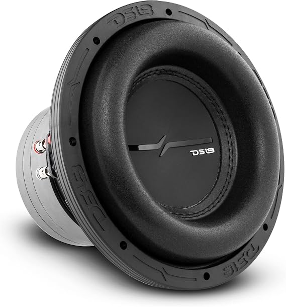 DS18 ZXI8.4D 8" High Excursion Car Audio Subwoofer 1200W Watts Dual Voice Coil 4-Ohm 4 Magnets,Black