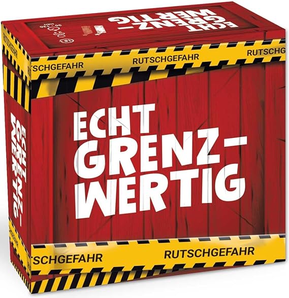 HUCH! Real Limit Value Party Games from 18 Years, Card Games for Adults, Party hit, Forms Fun or Borderline Combinations of Text Cards, German Edition, for 3+ Players from 18 Years