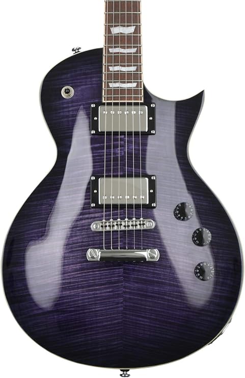 ESP LTD EC-256FM See-Through Purple Sunburst Electric Guitar