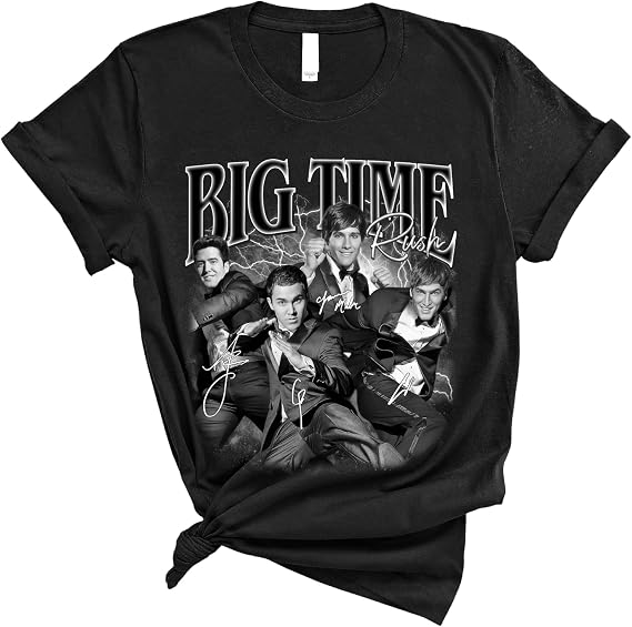 Big Concert Time Music Rusher T-Shirt, Rock and Pop Music Event Shirt, Band Tour Inspired Graphic Tee for Music Lovers