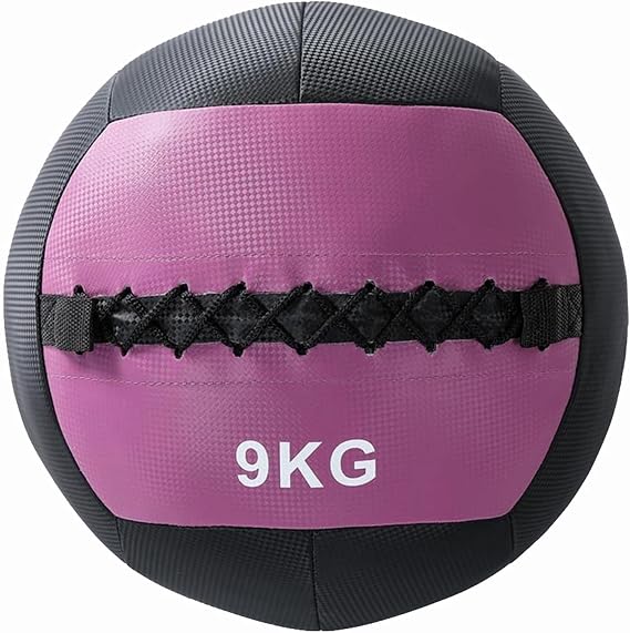 Medicine Ball PVC Wall Ball Slam Ball, Home Gym Strength and Physical Training Soft Medicine Ball, Fitness Equipment, Cross Training Aerobic Exercise Fitness Equipment (Size : 9KG/19.8LB)