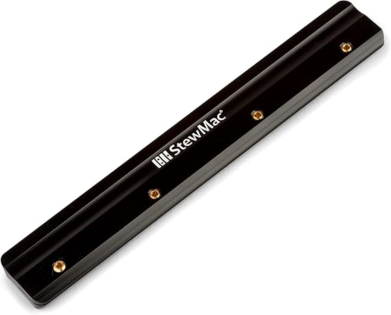StewMac Guitar Nut File Backer for Narrow Files, Nut Slotting Tool