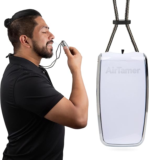AirTamer A320W Rechargeable Personal Air Purifier, White