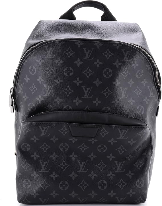 Pre-Loved Discovery Backpack Monogram Eclipse Canvas PM, Black