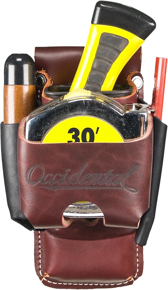 Occidental Leather Clip-On 4 in 1 Tool/Tape Holder - Provides 4x the Tool Capacity - Includes 2003 Oxy Tool Shield - Made in USA