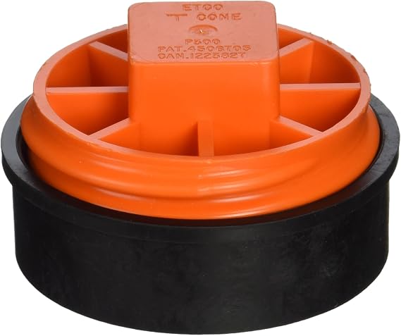 IPS 86390 3-Inch T-Cone Cleanout Test Plug, 1-Pack