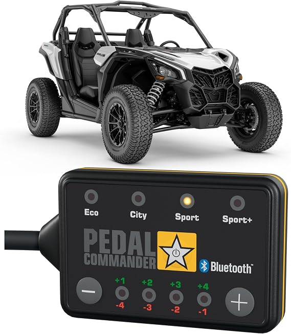 PEDAL COMMANDER for Can-Am Maverick & Commander 2012-2026 Throttle Response Controller - 4 Driving Mode, Plug And Play, Off-Road Throttle Controller Performance Upgrades, UTV Accessories