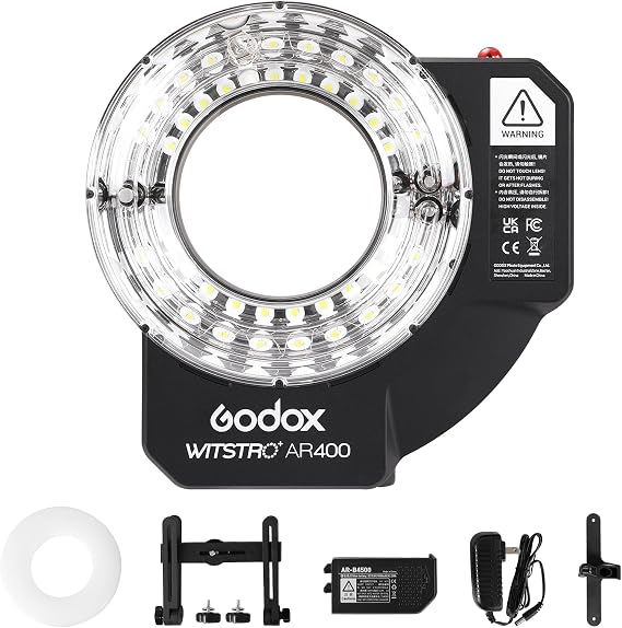 Godox AR400 Witstro 400Ws HSS Ring Flash & Video Light for Studio Portraits
