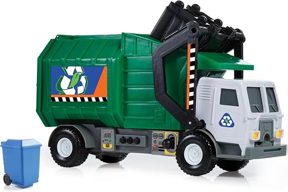 Mighty Fleet 1422774 Garbage Truck Toy, Multi,57117
