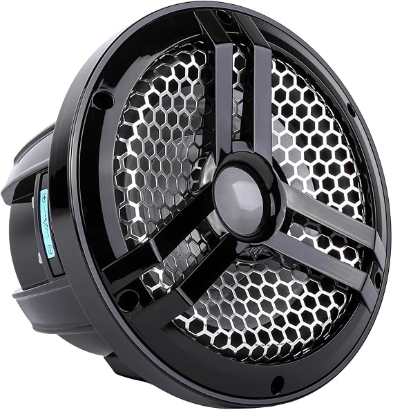 Skar Audio SKM8WBD2 8" 500W Max Power Dual 2 Ohm Marine Subwoofer (Black)