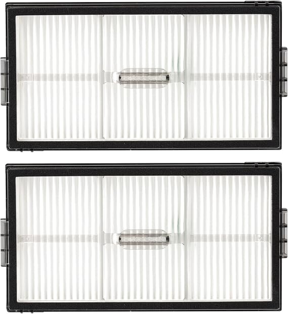Roborock 2 Pcs Washable Filter for Saros 20, Qrevo Edge 3 Pro, Qrevo Edge 2, Qrevo 2 Pro, Saros 20 Sonic, Saros 10R, Saros Z70, Qrevo CurvX Robot Vacuum, Reusable Replacement for Efficient Cleaning