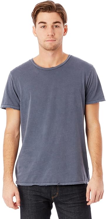 Alternative Men's Vintage Shirt, Distressed Short Sleeve Heritage Tee