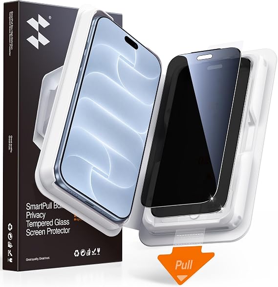 SMARTDEVIL 2 Pack Privacy Screen Protector for iPhone 18 Pro Max, Anti-Spy