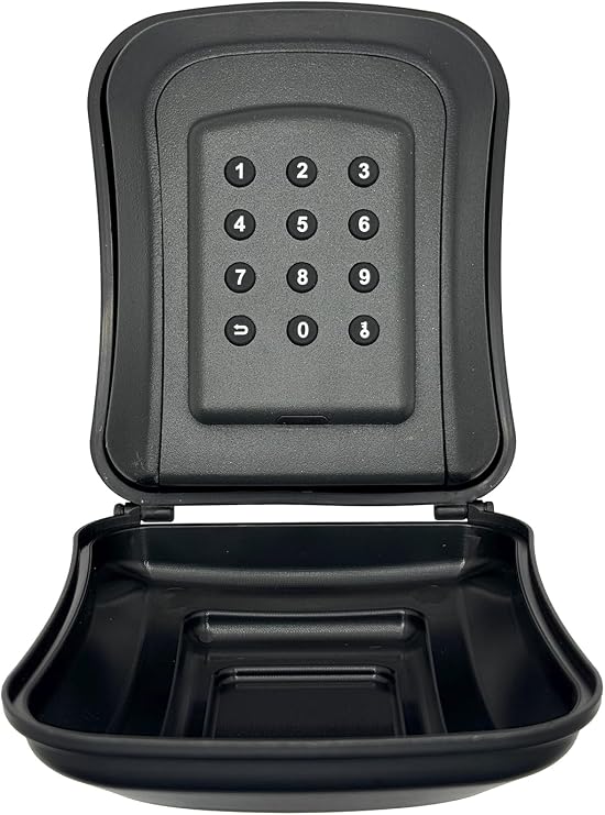 NU-Set Smart-Box Series: Electronic Combination Lock Box | BLE Smart Key Storage Safe | Wall-Mount