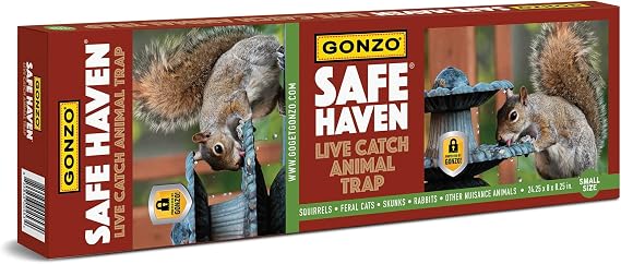 GONZO 8000 Safe Haven Live Catch Trap, Small
